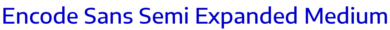 Encode Sans Semi Expanded Medium लिपि